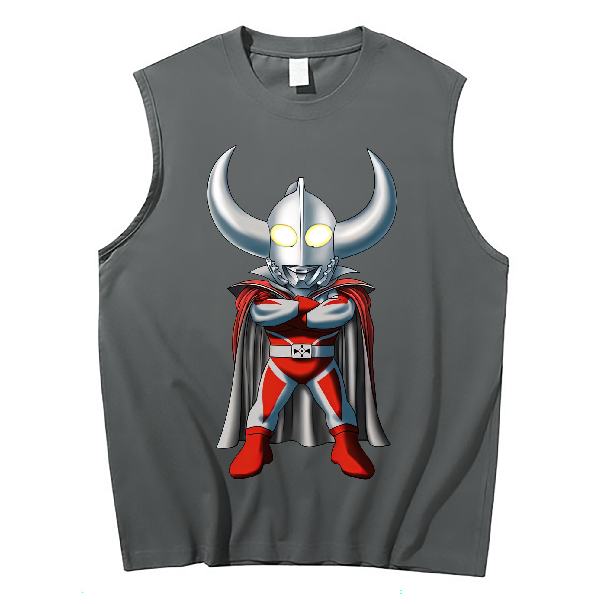 （画像用） ウルトラマン Ultraman コットン100％タンクトップ（フロントプリント）